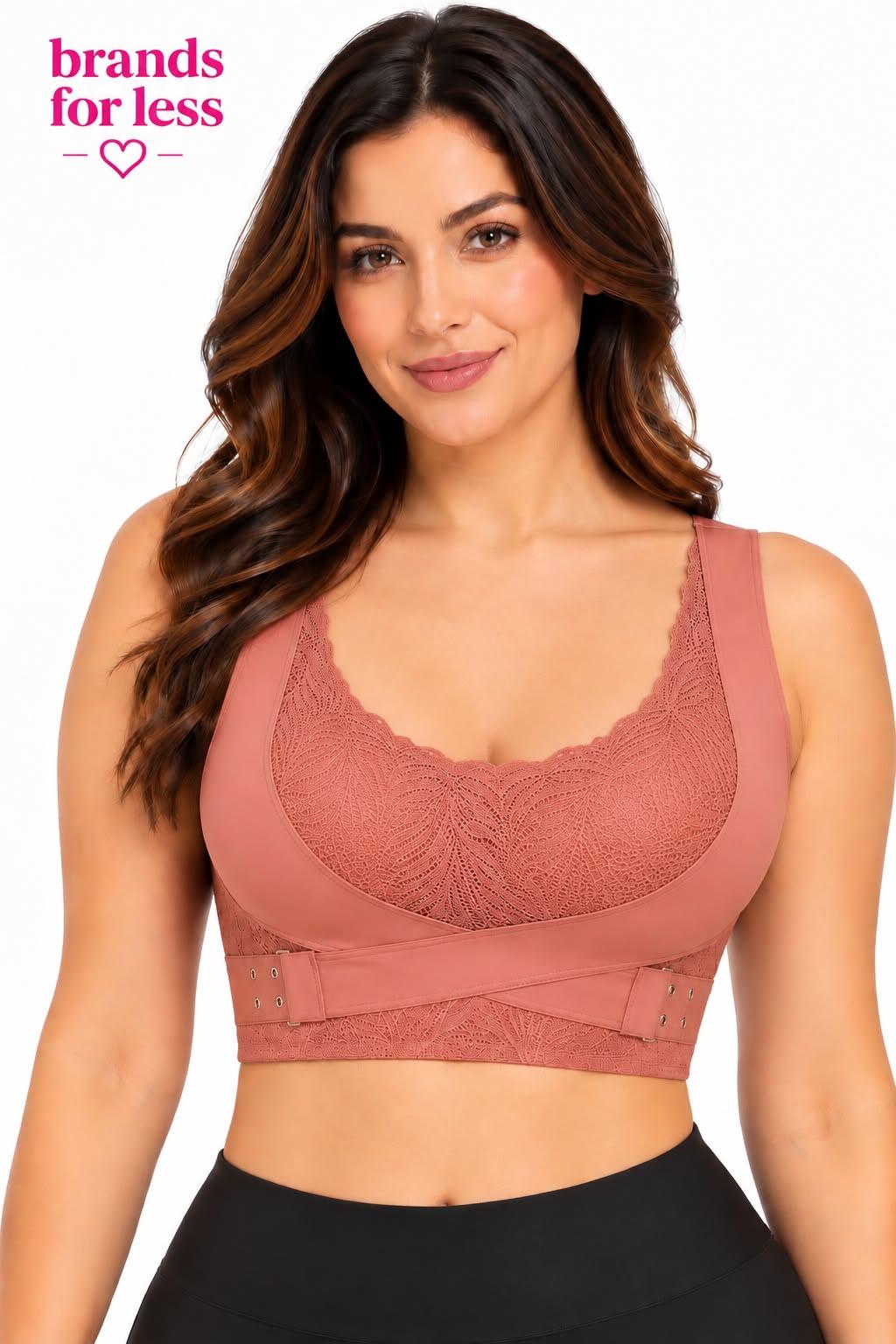 2- Bundle of Lace Front support soft Bra   قطعة   ٢  اوفر