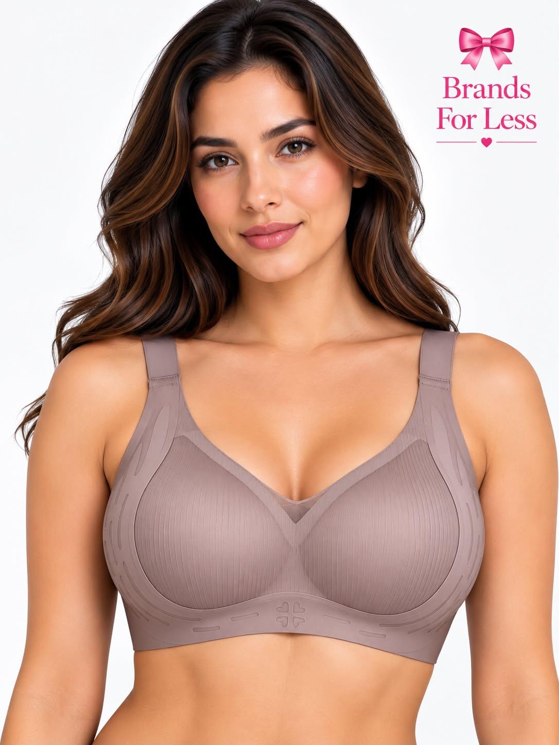 Seamless Flora Half push Bra