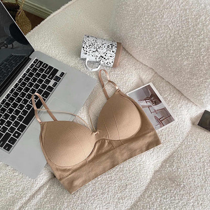Sportive Top &  padded Half push Bra
