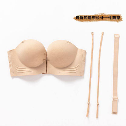 2 strap Top Half push up Bra - one piece