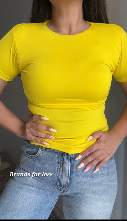 Half sleeves  round tops