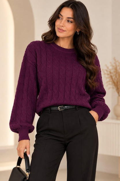 Polo knitted pullover