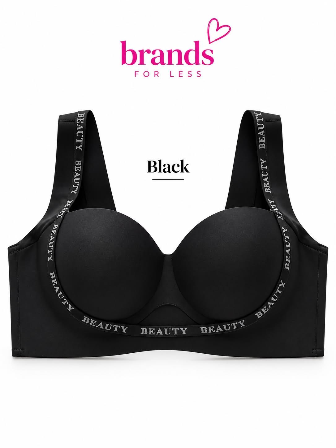 Half push up - wide strap Bra