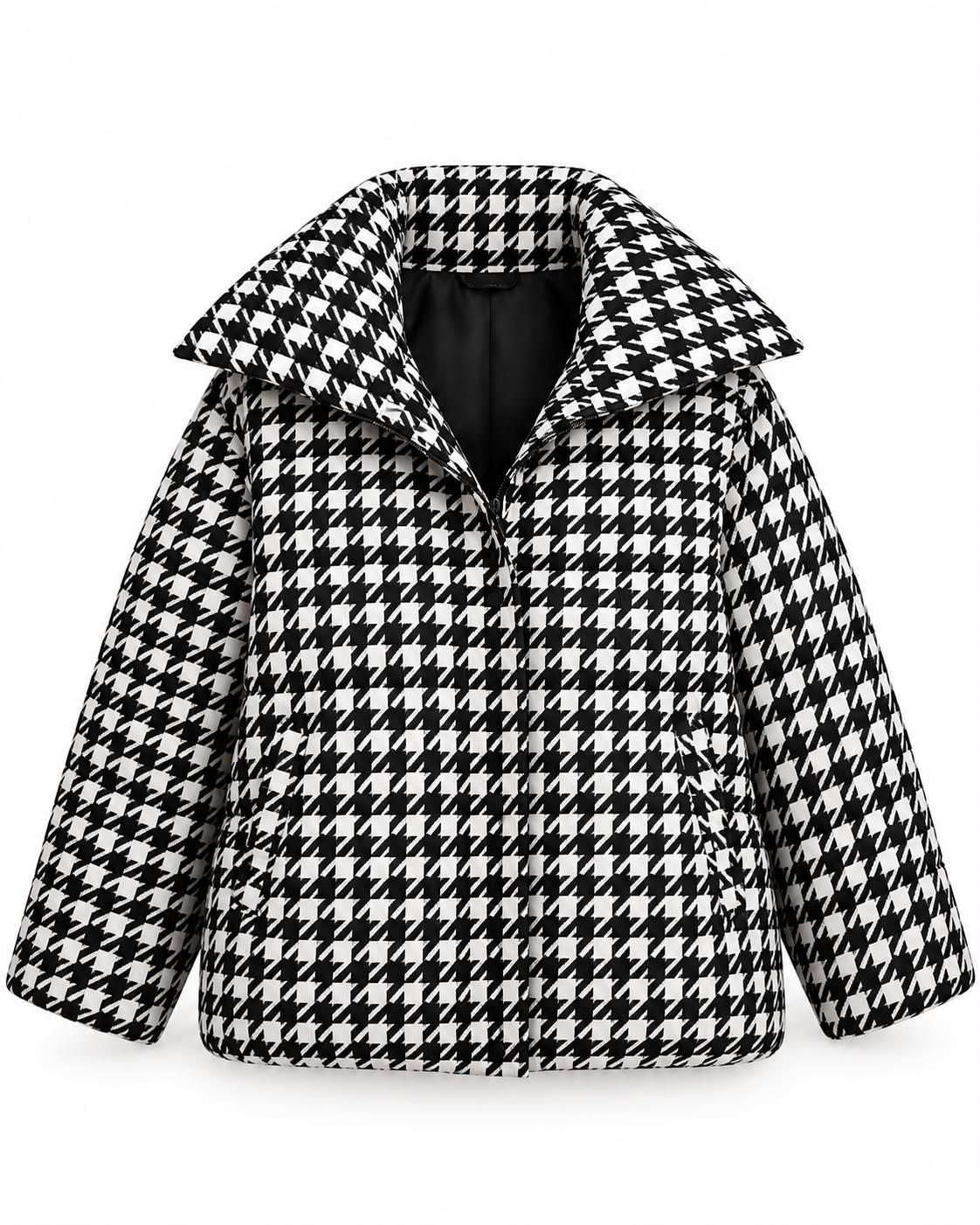 Trendy Chess puffer Jacket