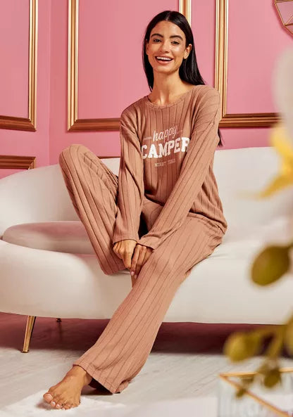Textured pyjama set