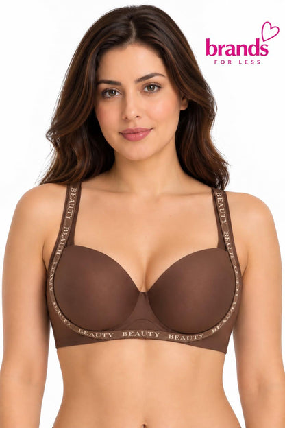 Half push up - wide strap Bra