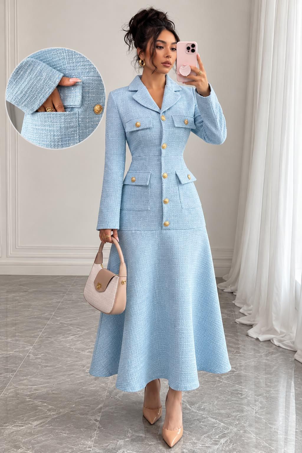 Long Elegant knitted Dress