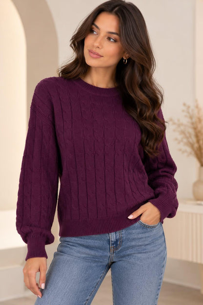 Polo knitted pullover