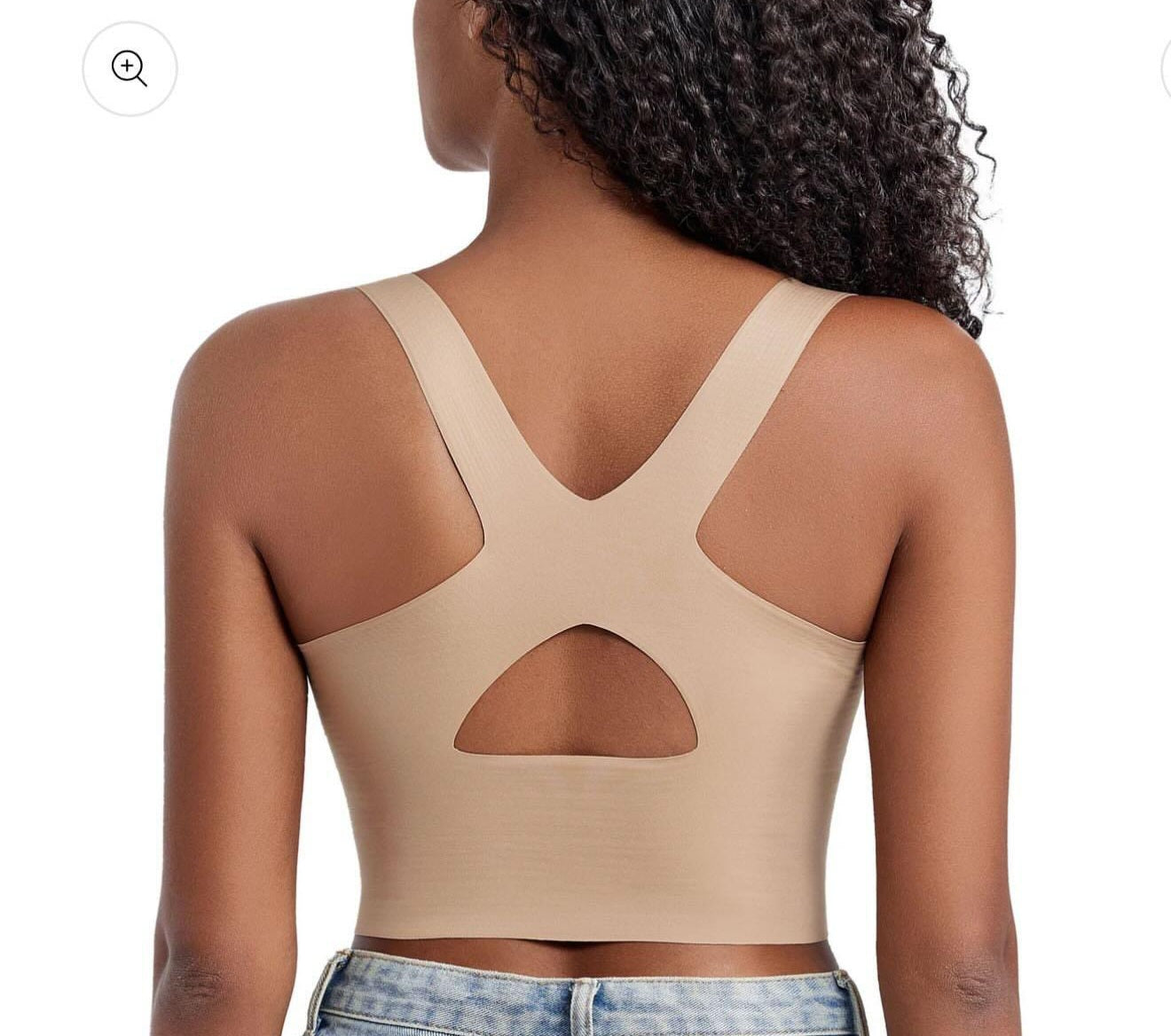 Seamless posture correction Bra