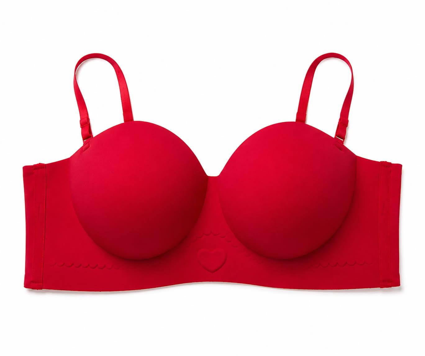 Seamless Heart push up Bra