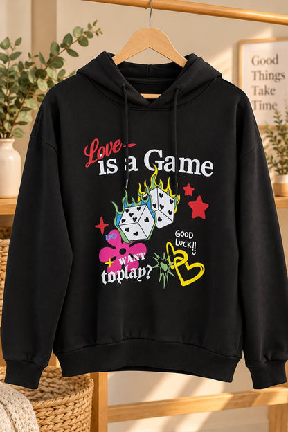 IT'S a Game Black Hoodie