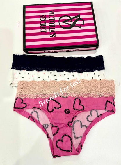 Victoria secret  panties random patterns  💫 ( 7 pieces)