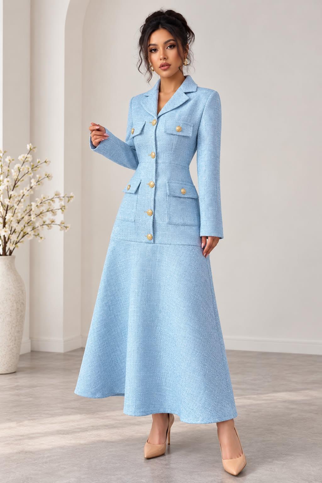 Long Elegant knitted Dress