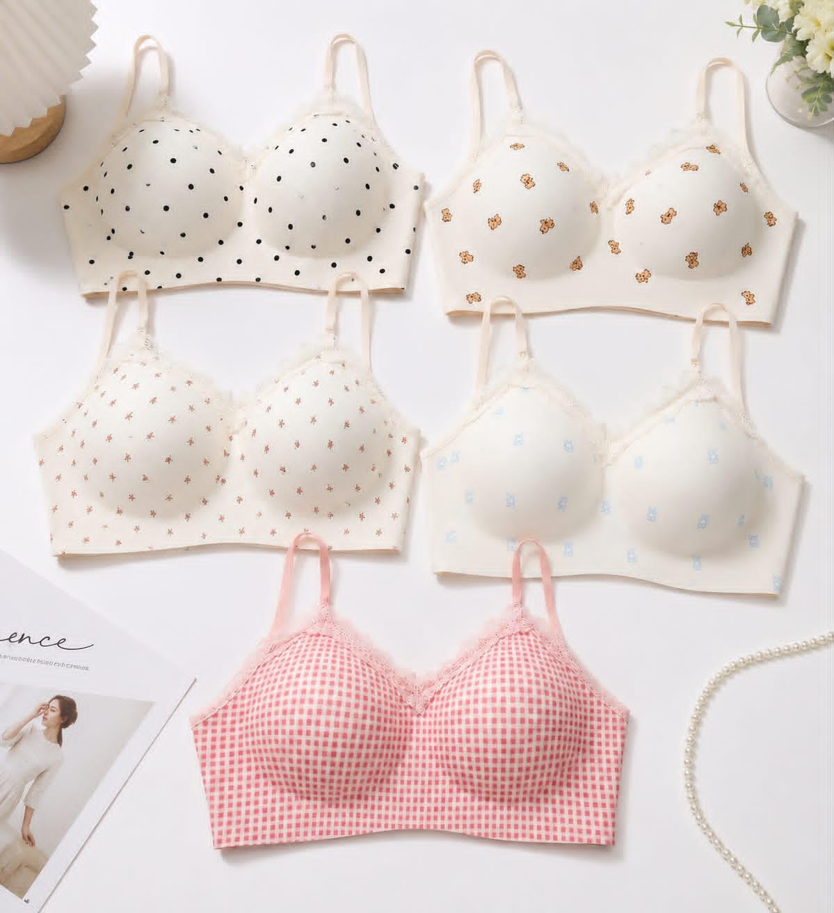 Seamless Victorian Soft Bra