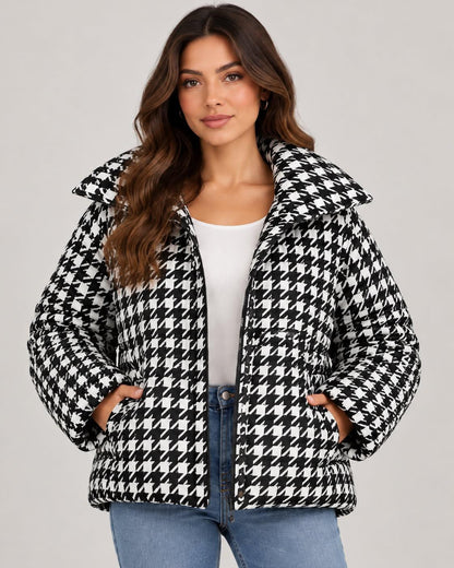 Trendy Chess puffer Jacket