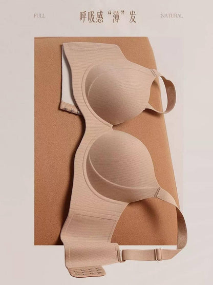 Seamless  stripped Laser Bra