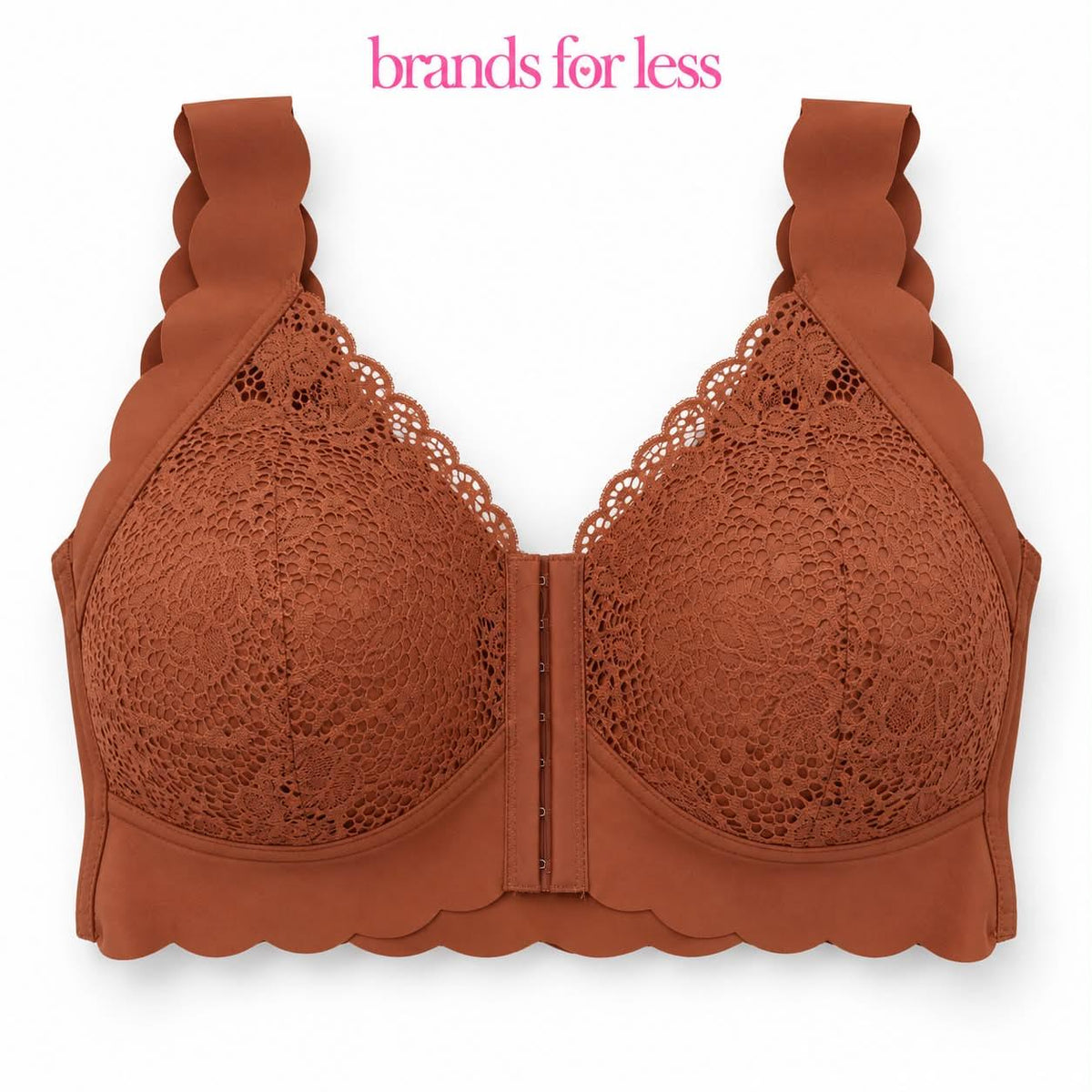 Flora Lace Bustier Bra For Big Cups- wireless