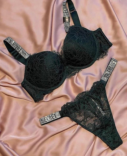 Victoria secret  push up Dantel set