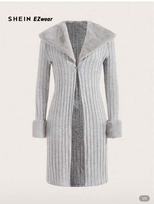 Long Grey Cardigan