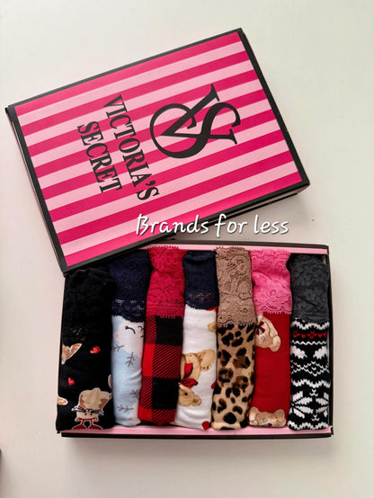 Victoria secret  panties random patterns  💫 ( 7 pieces)