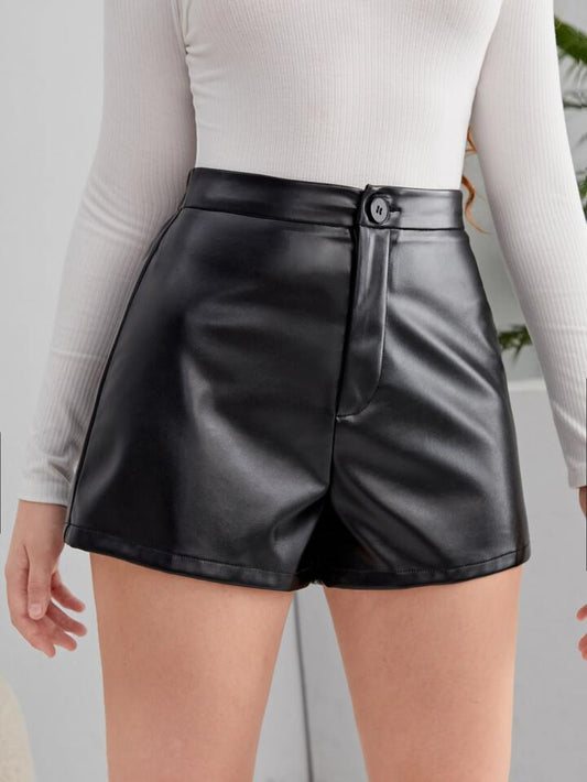 SHEIN Leather short