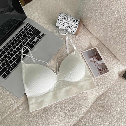 Sportive Top &  padded Half push Bra