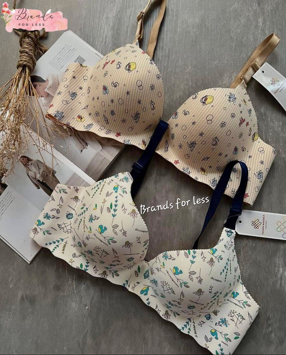 The Disney prints Laser seamless Bra push up