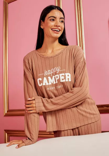 Textured pyjama set