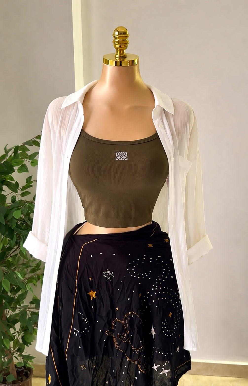 Padded Cropped Top