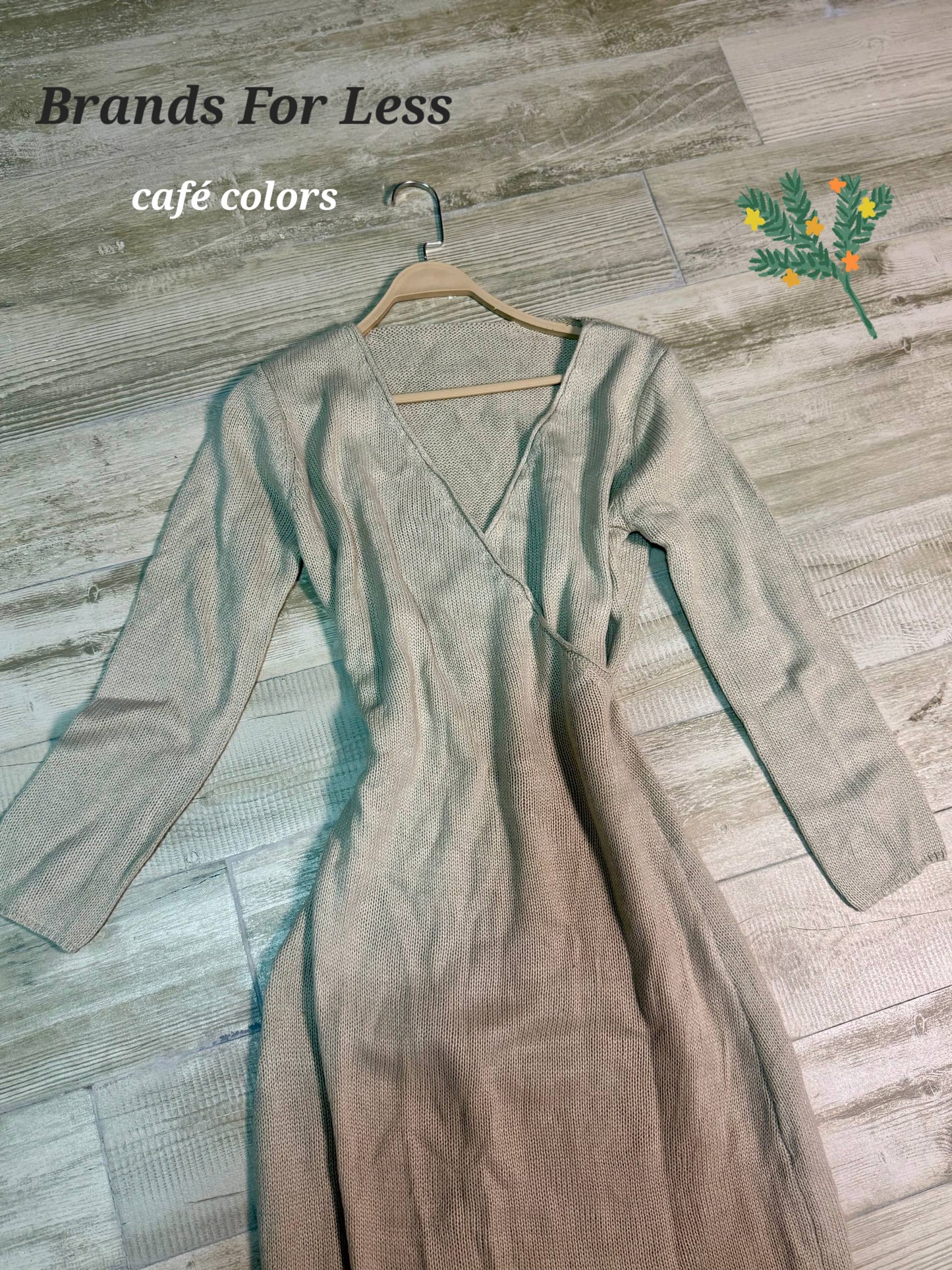 SHEIN CLASSIC CAFÉ DRESS