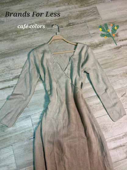 SHEIN CLASSIC CAFÉ DRESS