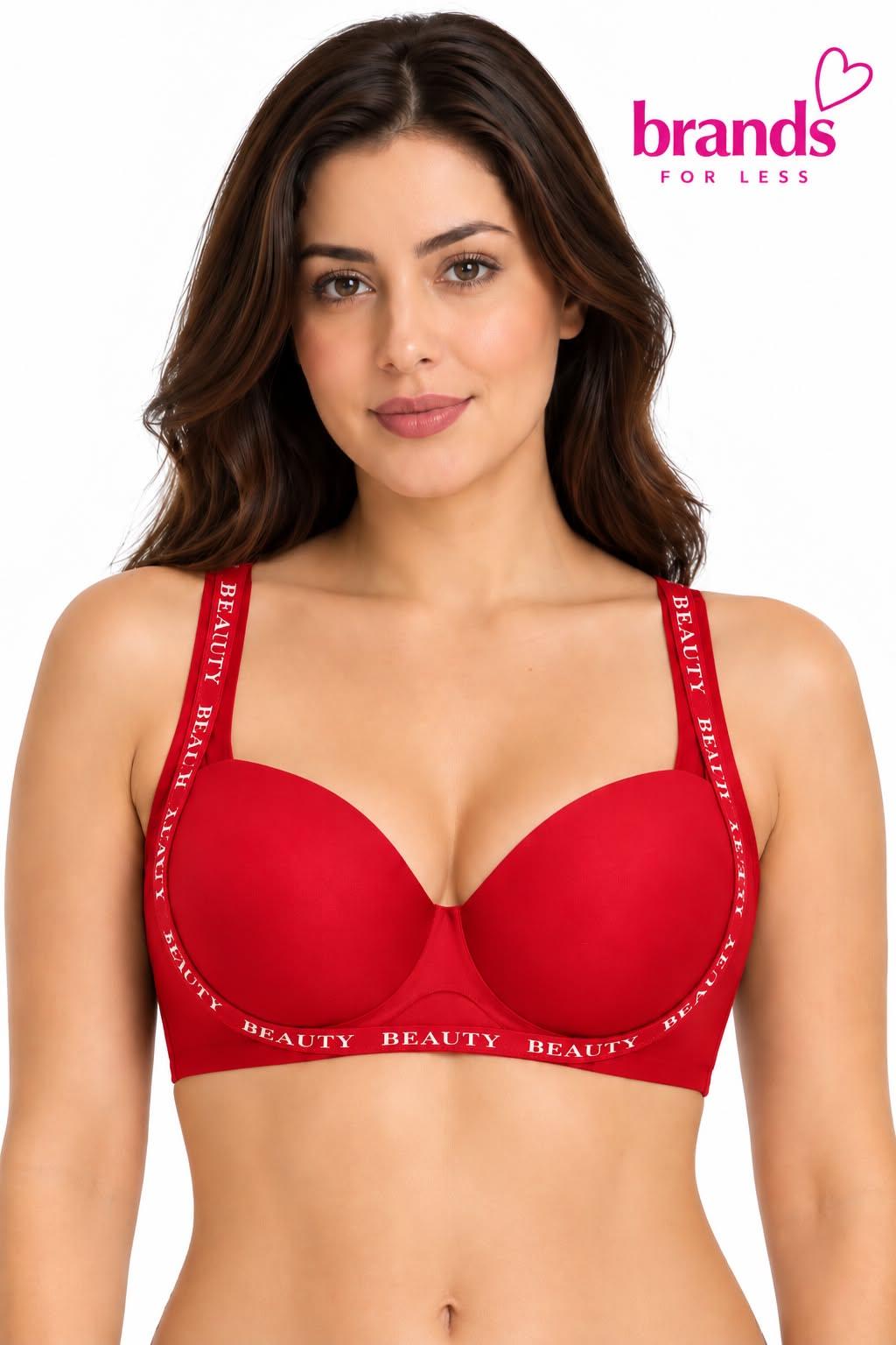 Half push up - wide strap Bra
