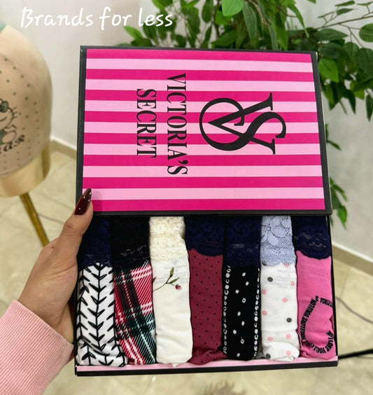 Victoria secret  panties random patterns  💫 ( 7 pieces)