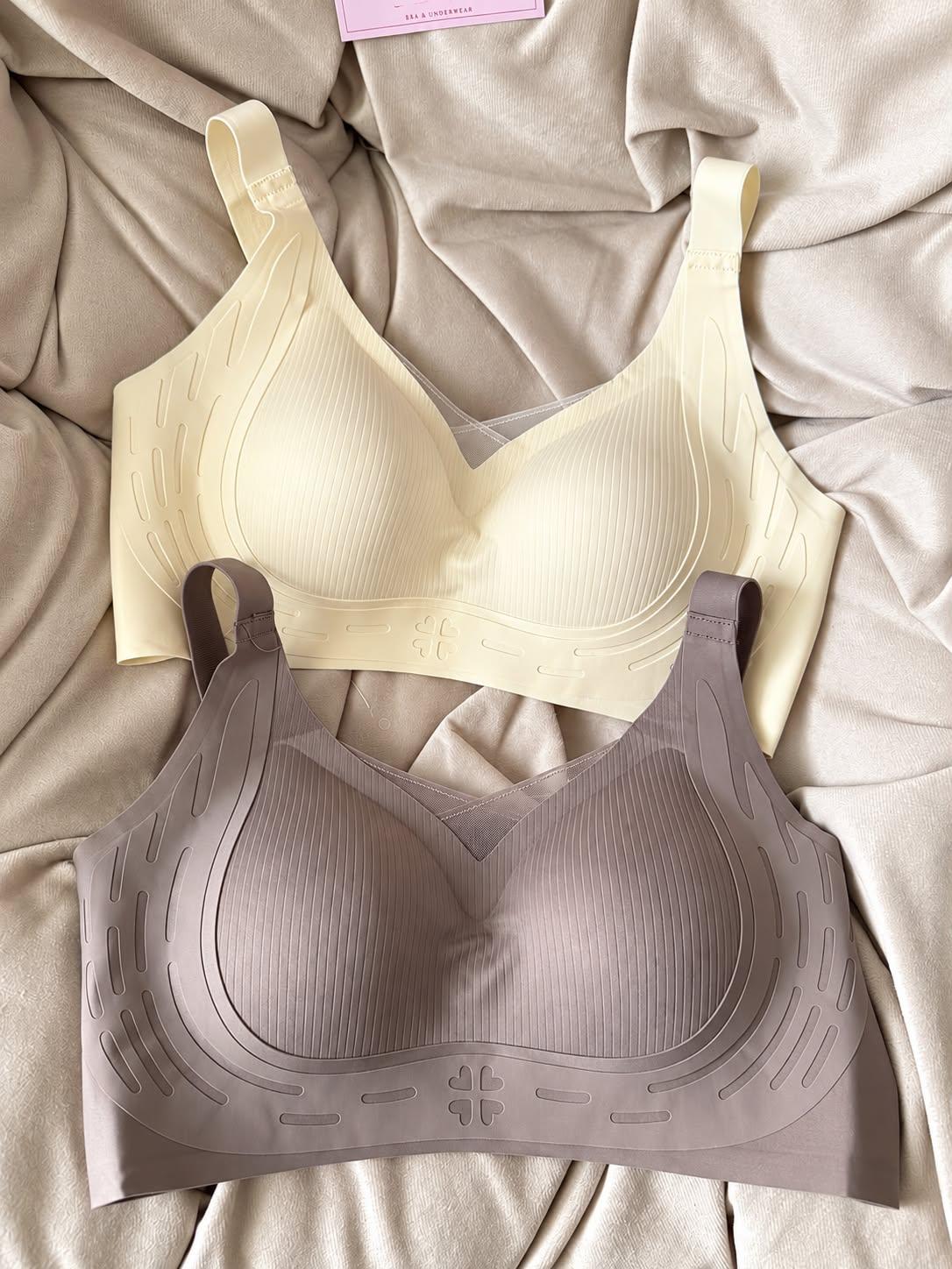 Seamless Flora Half push Bra