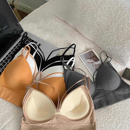 Sportive Top &  padded Half push Bra