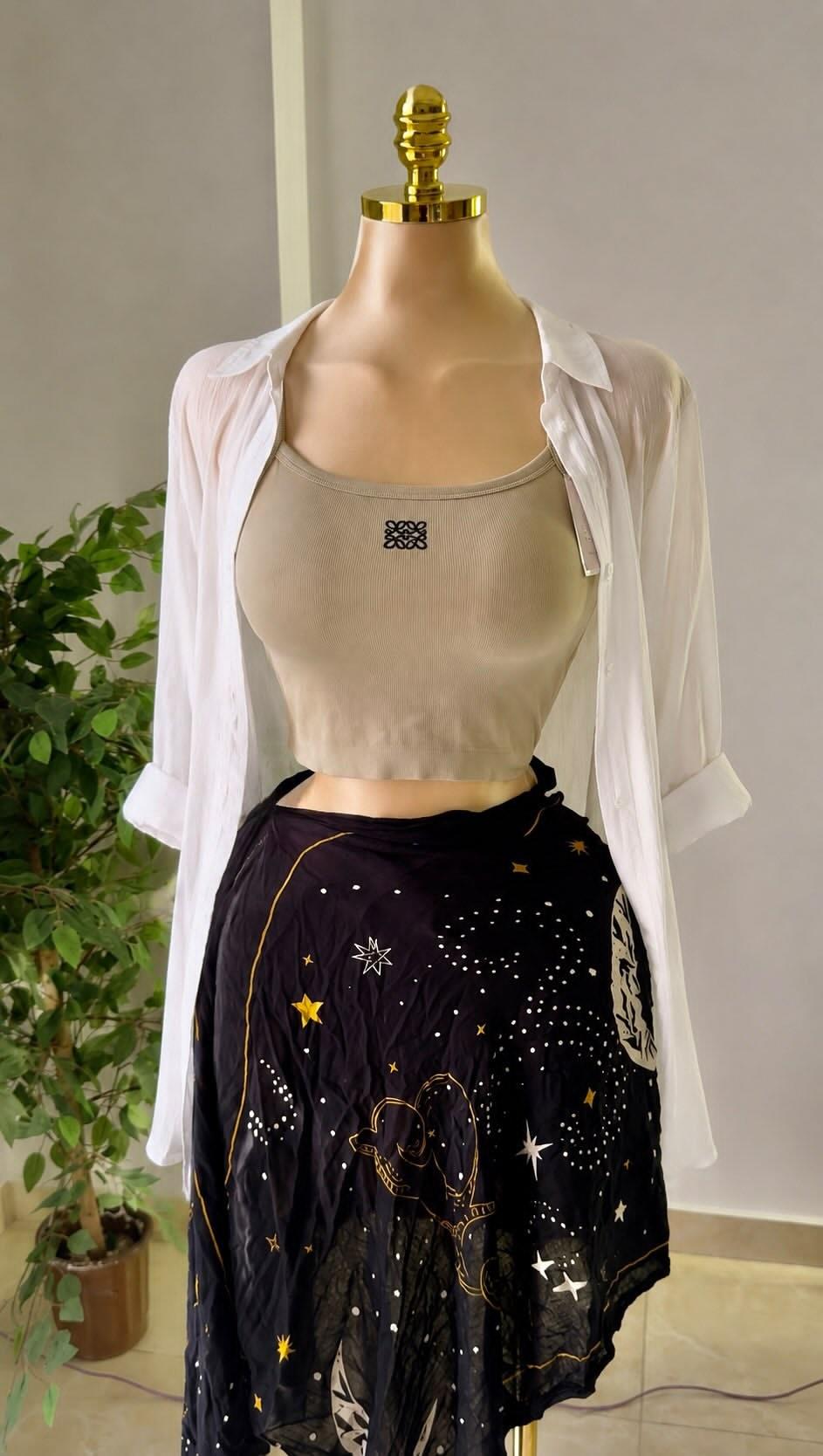 Padded Cropped Top