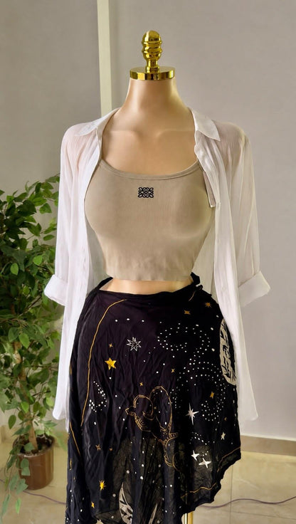 Padded Cropped Top