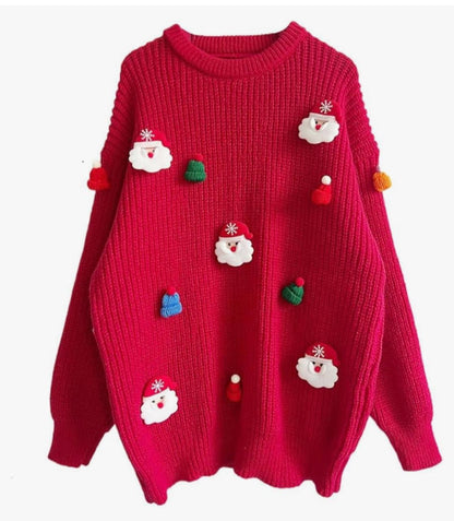 SHEIN PREMIUM Christmas pullover with 3D Christmas Elements