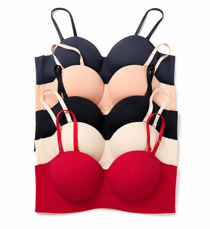 Seamless Heart push up Bra