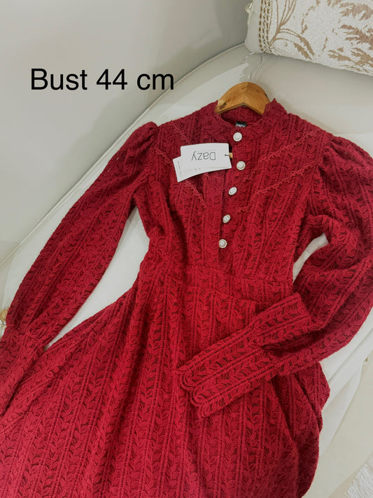 SHEIN RED LACE Dress