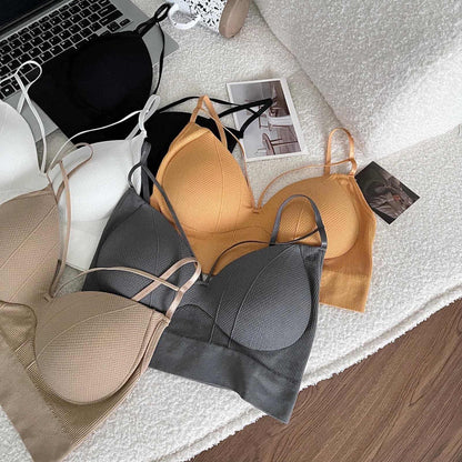Sportive Top &  padded Half push Bra