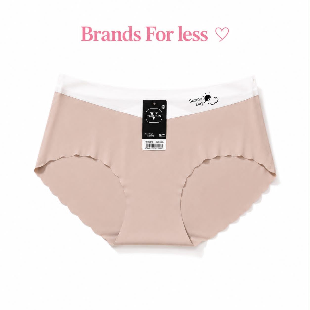 Seamless Mid-Rise Bikini Brief      4 pieces panties