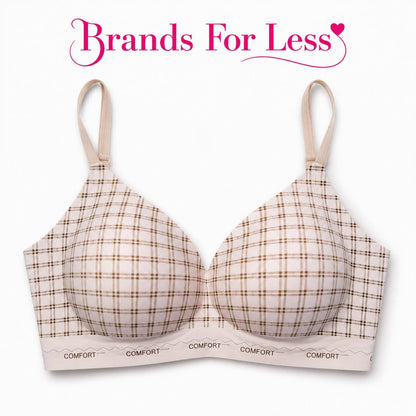 Seamless comfort printed Bra