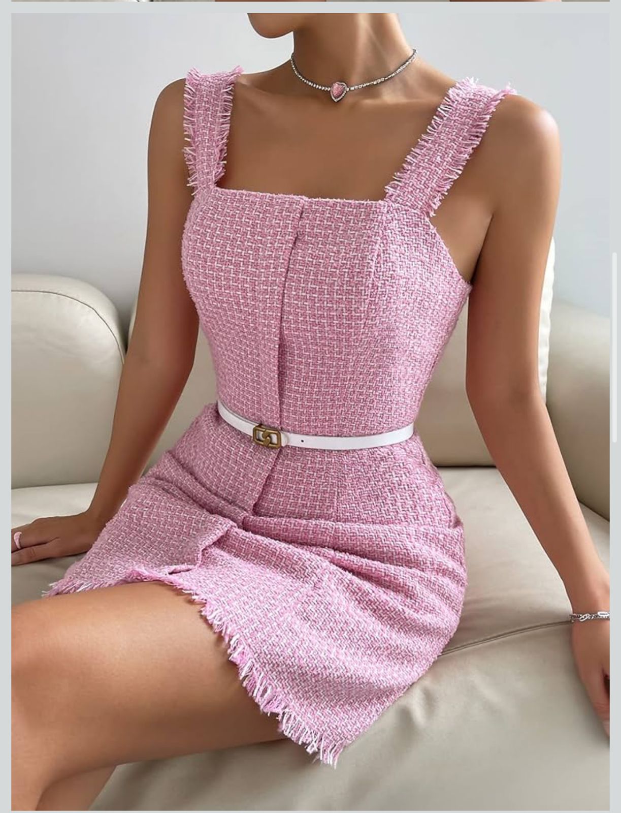 SHEIN Premium  Dress with Belt