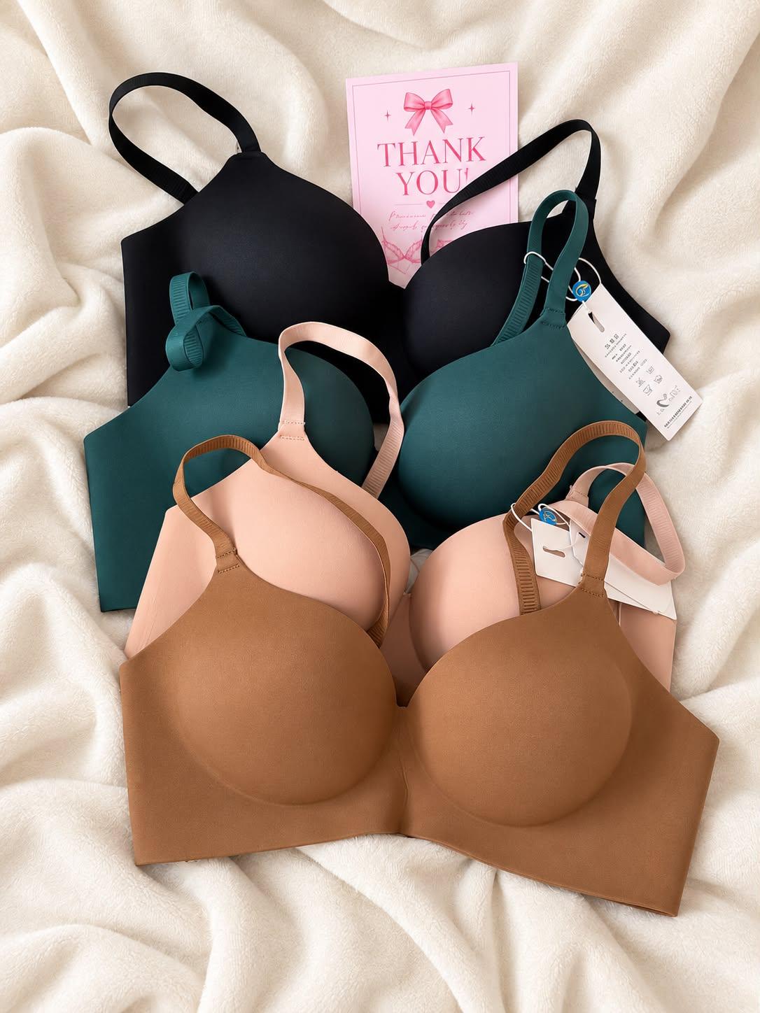 Seamless Double push up Bra