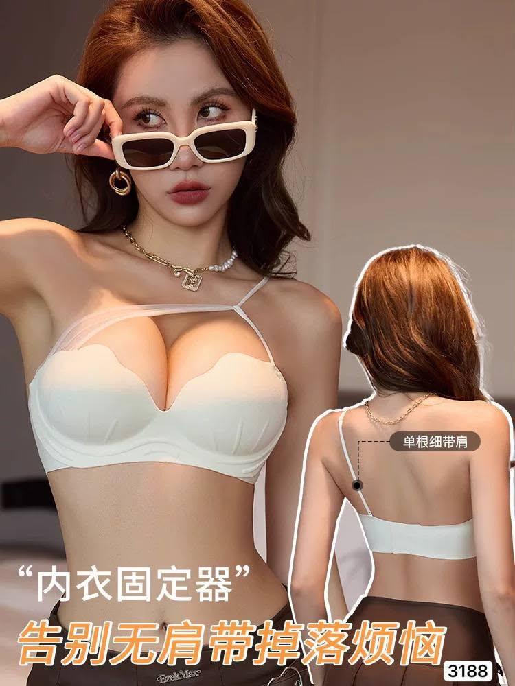 Luxe tulle Half push- up Bra