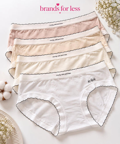 Seamless panda 4 pieces panties