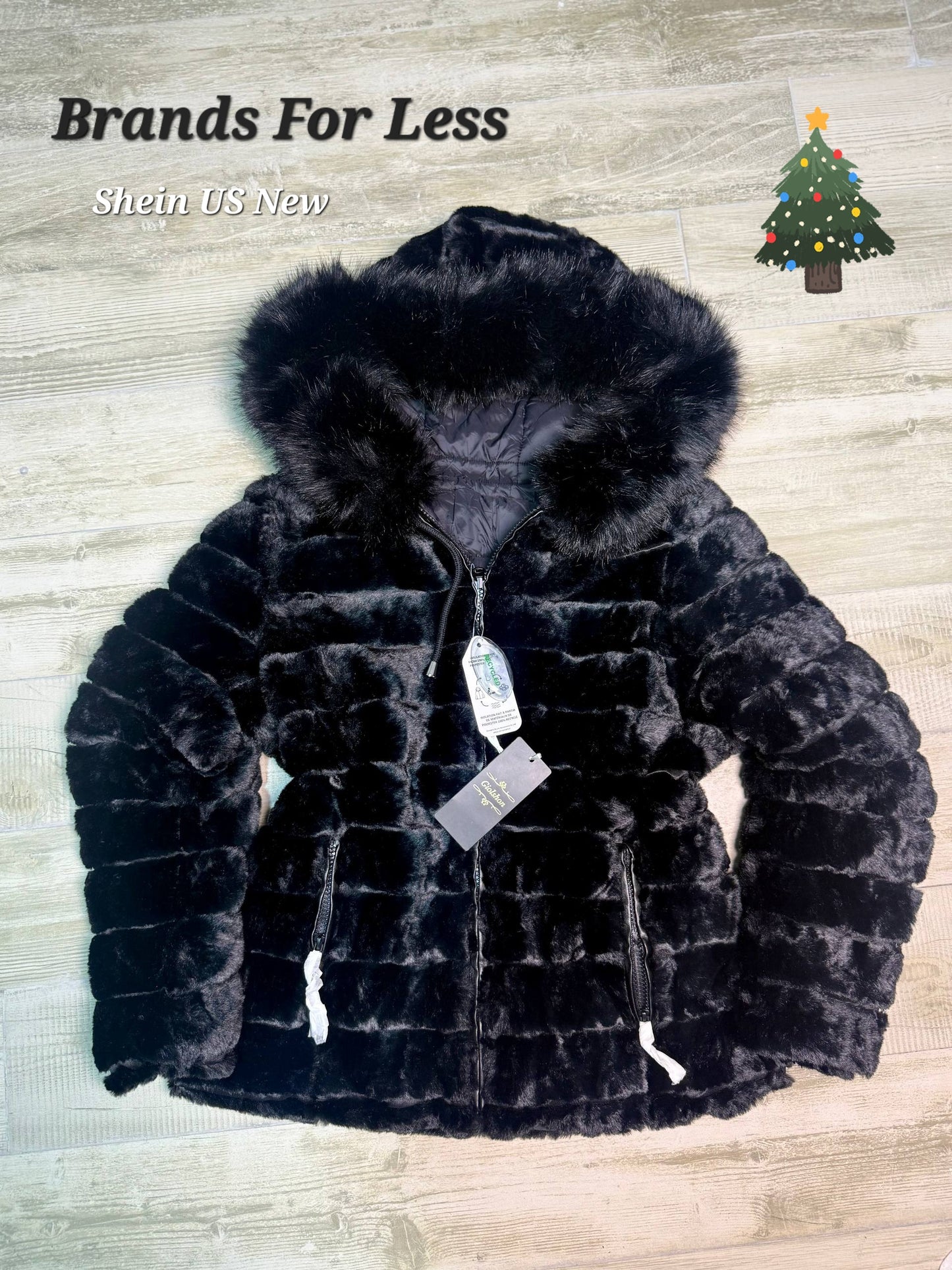 SHEIN US  Premium Faux Fur / Double Face Jacket