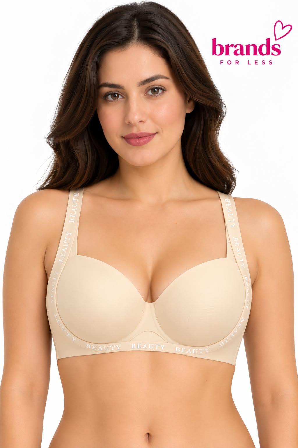 Half push up - wide strap Bra