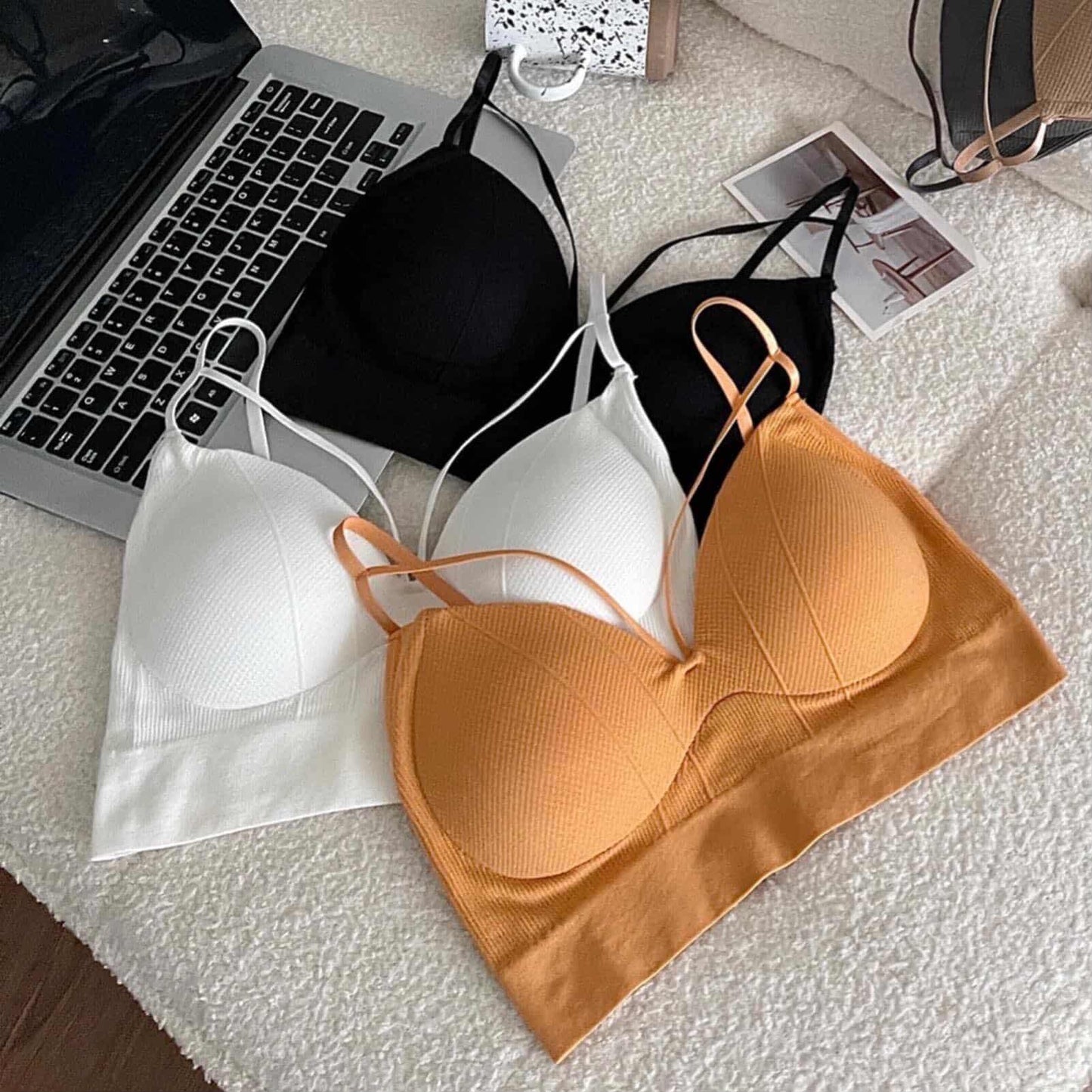Sportive Top &  padded Half push Bra